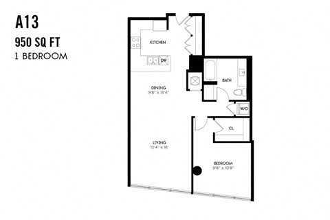 One Bedroom A13 APEX The One
